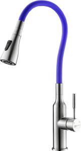 Смеситель для кухни Lemark Expert LM5082S-Violet с гибким изливом