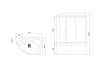 Душевая кабина Royal Bath ALP RB170ALP-T-R/b/g профиль белый, стекло прозрачное, 170x100x225 фото 2