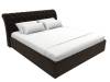 Интерьерная кровать Лига Диванов Сицилия 120870 коричневый 180x200 фото 4