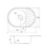 Мойка кухонная Iddis с сифоном Suno S SUN65SDi77S с сифоном, сатин фото 7