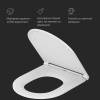 Крышка-сиденье Am.Pm Inspire C507853WH с микролифтом фото 7