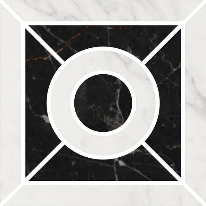 Декор Kerama Marazzi Фрагонар ID93 наборный белый 9.9x9.9