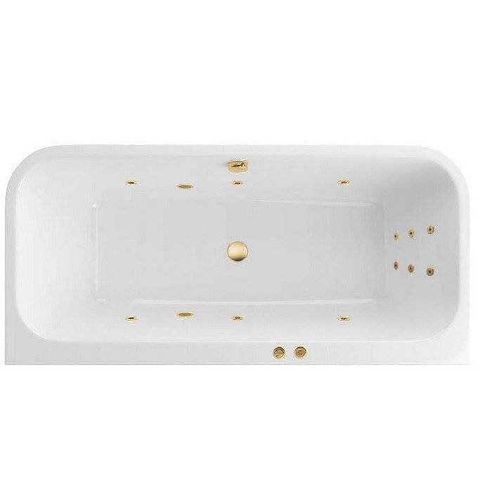 Акриловая ванна Excellent Arana 180x85 "LINE" (золото)