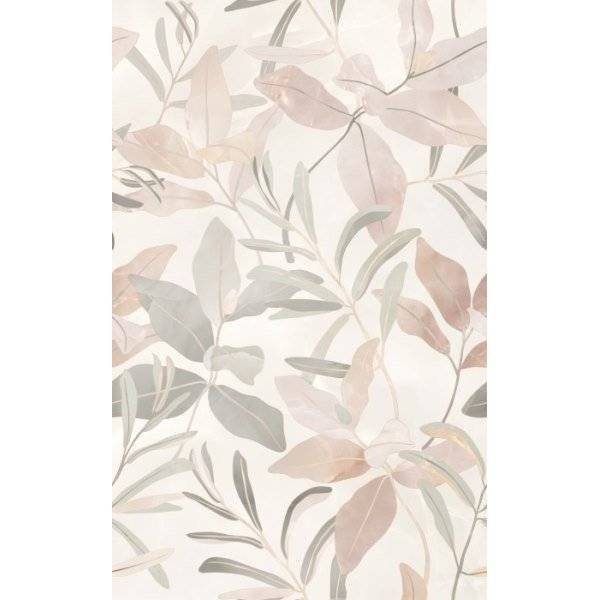 Декор Шахтинская плитка Флора 10300000218 Бежевый 01 25x40