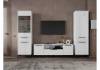 Стенка в гостиную Woodville Иадама 620693 белый, белый глянец комплектация 6