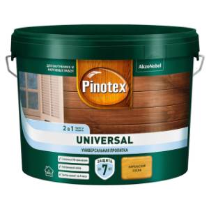 Пропитка 2 в 1 Pinotex Universal карельская сосна 9 л