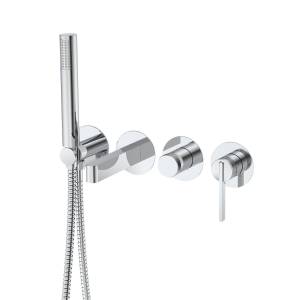 Смеситель для ванны с душем DQ Bonn DA1704801 встраиваемый, хром