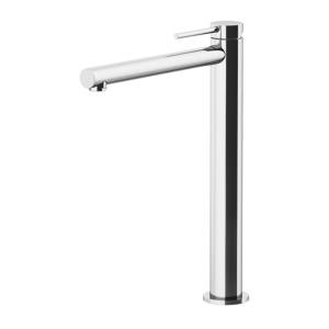 Смеситель для раковины Gattoni Circle one 9048/90C0 на 1 отверстие, излив 200 мм, с донным клапаном, Хром