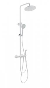 Душевая стойка Wonzon & Woghand WW-B3097-A-MW с термостатом, белый