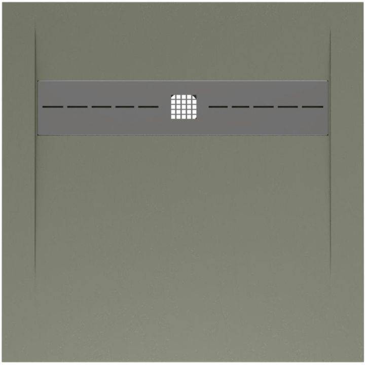 Поддон для душа Allen Brau Infinity 8.21001-CGM без накладки, олива, 900х900