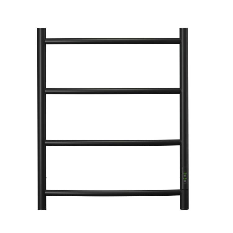 Полотенцесушитель электрический Point Афина PN04856B П4 500x600 диммер справа, черный