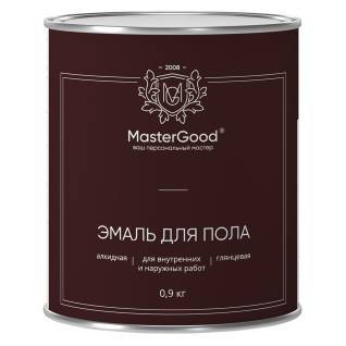 Эмаль для пола алкидная Master Good золотисто-коричневая 0.9 кг