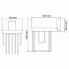 Держатель освежителя Wasserkraft Leine K-5045 хром фото 3