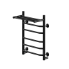 Полотенцесушитель электрический Comfysan Scola 016876 EC-6 60/50 с полкой, черный матовый