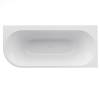 Акриловая ванна Vincea VBT-704-1800-R 180x80, правая, щелевой перелив, слив белый, белая фото 2