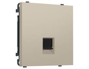 Комплект механизма компьютерной розетки Ambrella Volt Sigma MS352010 кашемир