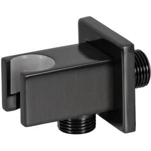 Настенный держатель Remer 337QCFP черный брашированный хром
