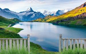 3D Фотообои Artegrafico «Терраса у подножья гор» T025 акварель