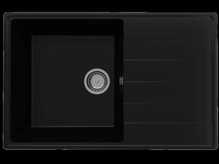 Мойка кухонная Ulgran Quartz Prima 780-07 уголь