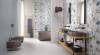 Керамическая плитка FAP Ceramiche Milano Mood fQDC Flower Blu RT 50x120 фото 2