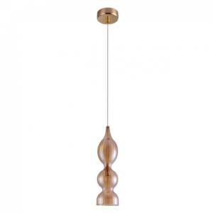 Подвесной светильник Crystal Lux Iris SP1 B Amber