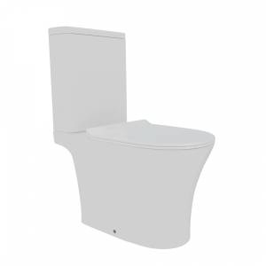 Унитаз-моноблок Watersense Rita W00121 безободковый, сиденье микролифт