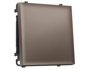 Комплект механизма 1-клавишного проходного выключателя Ambrella Volt Sigma MS631020 темная бронза матовый