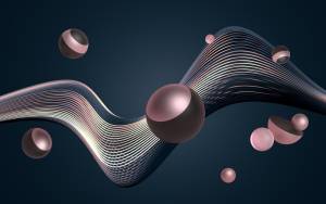 3D Фотообои Artegrafico «Космические жемчужины» ABS-050 песок