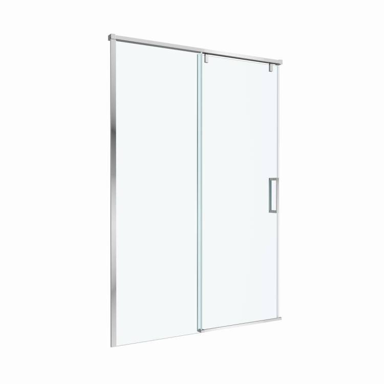 Душевая дверь в нишу BelBagno SOFT_CLOSE-1-BF-1-140-C-Cr профиль хром, стекло прозрачное, 140x200