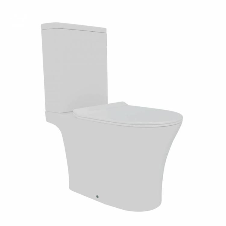 Унитаз-моноблок Watersense Rita W00121 безободковый, сиденье микролифт