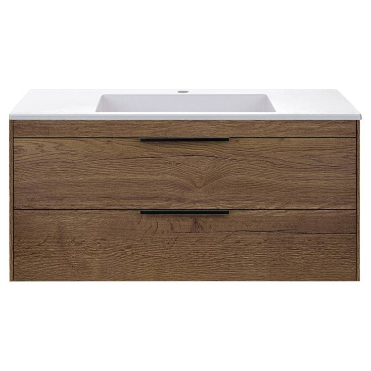 Тумба под раковину Vincea Chiara 2D 1000 VMC-2C2100TO подвесная, T.Oak