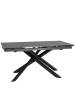 Стол обеденный Stool Group Альянс HDT8882-C 160 TL54 DUAL черный, керамика 160(240)x90x76