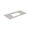 Столешница Kerama Marazzi Plaza (Плаза) KM6012G0471RP100Ur2 белый натуральный, 100x48
