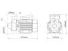 Поверхностный насос Aquario ADB-40 фото 4