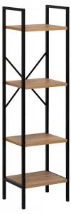Стеллаж Leset Стилвуд 14 4687207095617 Черный
