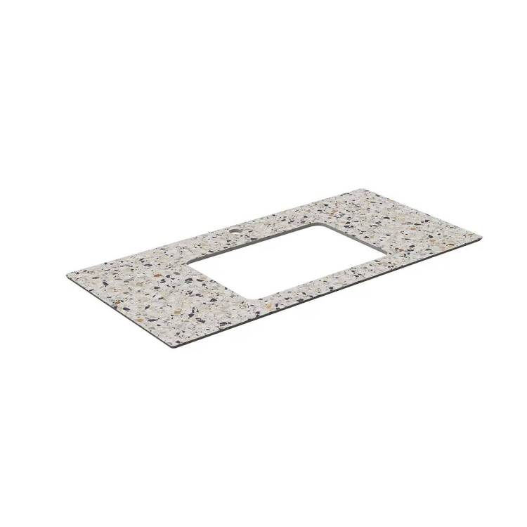 Столешница Kerama Marazzi Plaza (Плаза) KM6012G0471RP100Ur2 белый натуральный, 100x48