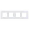 Рамка 4-постовая IEK Skandy SK-M42-G-K01 арктический белый фото 2