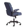 Кресло компьютерное Tetchair Lugano 21801 темно-синий, ткань teddy фото 4