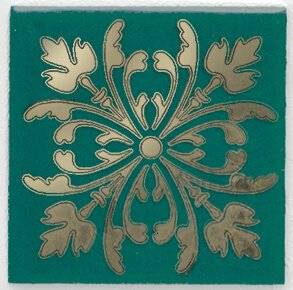 Вставка Kerama Marazzi Клемансо зелёный HGD/E252/5246 4.9х4.9х6.9