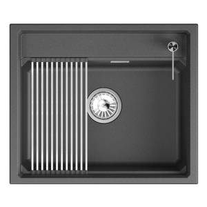 Мойка кухонная Granula Kitchen Space 6003i черный, 60x51