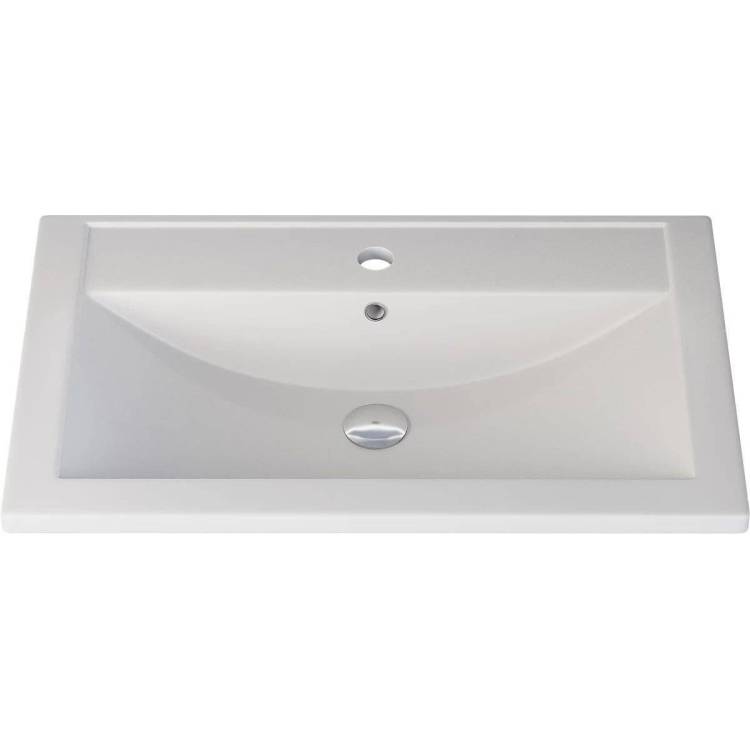 Раковина Uperwood Foster Quartz 291030032 70 см, жасмин, белая матовая