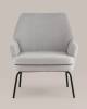 Кресло Stool Group Харви QH-8312K 263-6 light grey светло-серый фото 4