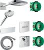 Душевой комплект Hansgrohe Raindance Select E 300 (3 jet) 26468000 + 26530000 + 28272000 + 26456000 + 15760000 + 15764000