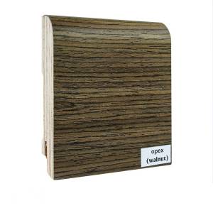 Шпонированный плинтус Finitura Dekor Орех (walnut) 70x15x2400 R13