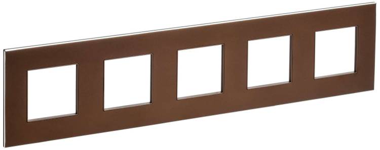 Рамка 5-постовая IEK Skandy SK-M52-M-K30 шоколад