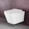 Комплект Унитаз подвесной Ceramica Nova Metric Rimless CN3007 с микролифтом, безободковый + Система инсталляции для унитазов Ceramica Nova Envision Flat CN1002B кнопка черная матовая +  и шумоизоляционной панелью фото 3