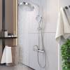Душевая стойка Elghansa Radiant 6747157-2X с термостатом, хром фото 6