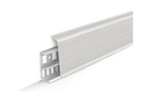 Плинтус Ideal Деконика Ясень Бьянко (2200x55 мм)