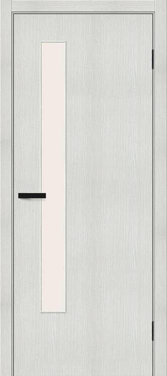 Межкомнатная дверь Bravo Браво-9 полотно Bianco Melinga, стекло Magic Fog 800x2000