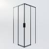 Душевой уголок Vincea Soft 2 VSS-3SO2800CLB профиль черный, стекло прозрачное, 80x80x200 фото 8